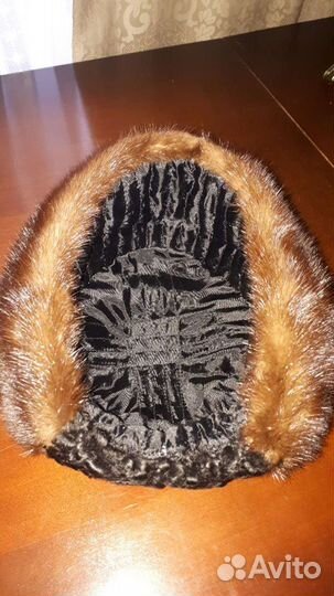 Шапка- мех норки
