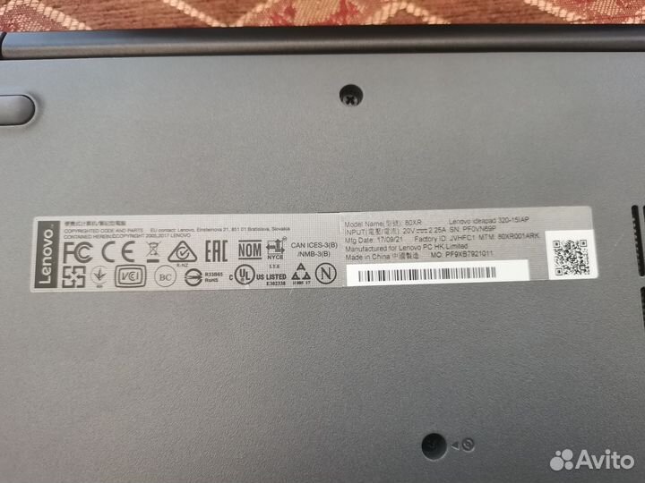 Ноутбук lenovo ideapad 320