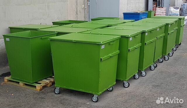 Контейнер для мусора 890x700x1100