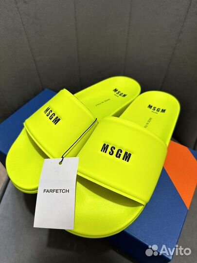 Шлепанцы мужские msgm