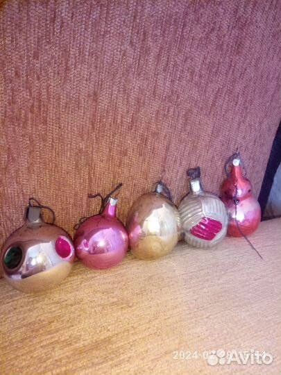 Елочные игрушки СССР малютка