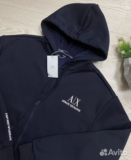 Зип худи armani exchange