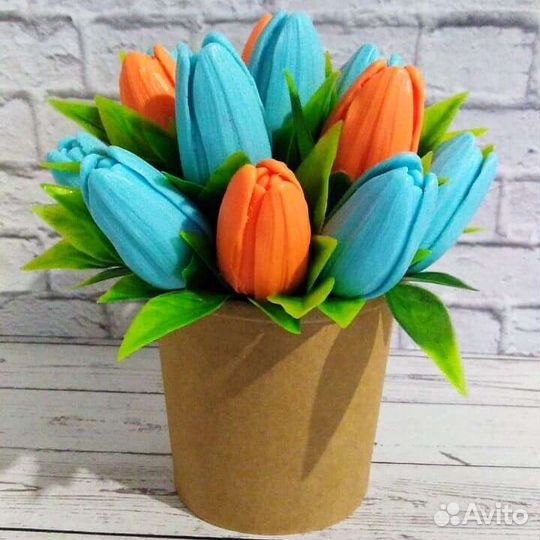 Букет из мыла ручной работы 