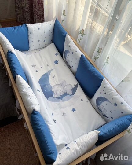 Бортики в кроватку новые