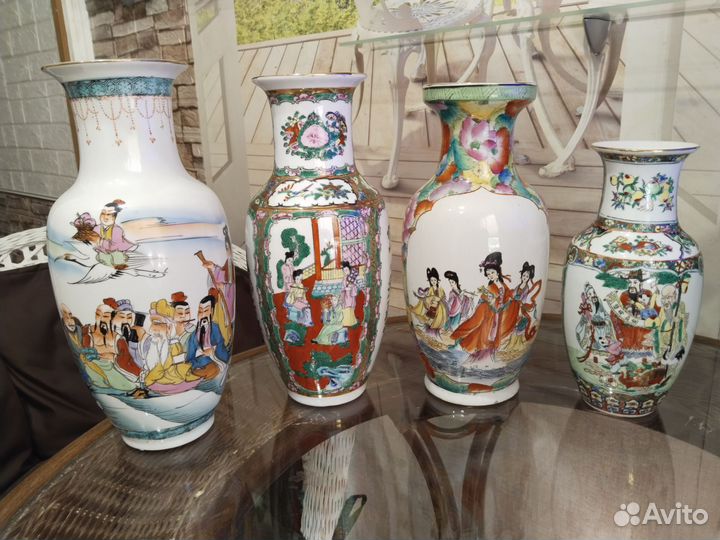 Ваза Китайская. Фарфор