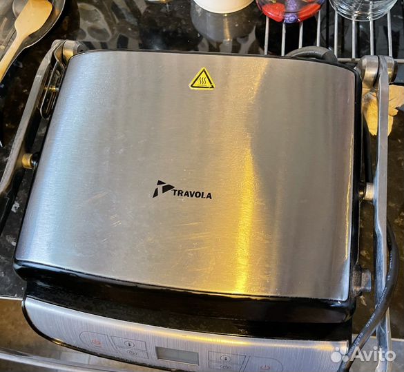 Электрогриль 2000 Ватт, Travola компактный гриль