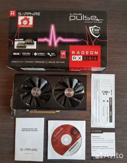 Sapphire AMD Radeon RX 580 8Gb