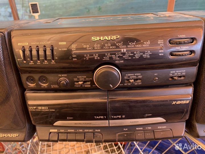 Магнитофон sharp