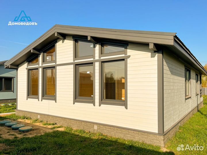 Каркасный дом для круглогодичного проживания 121м2