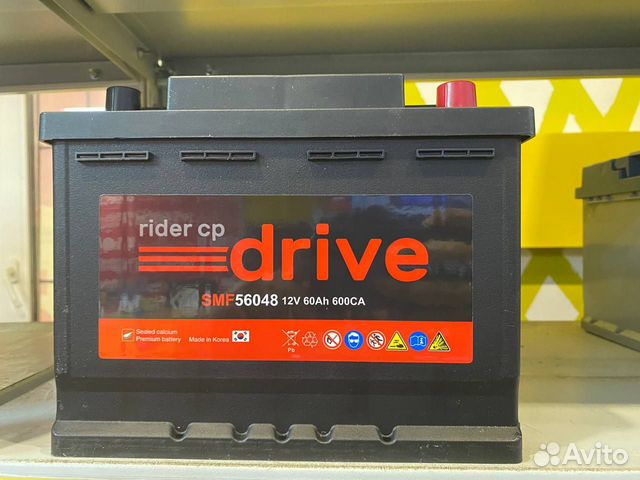 Аккумулятор Rider 60 А/ч обратной полярности