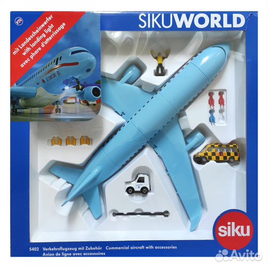Siku 5402 Самолет пассажирский с аксессуарами