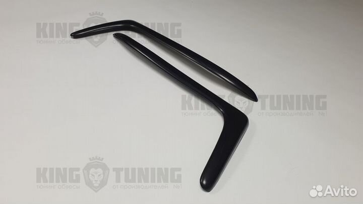 Реснички на фары Audi 80 B4 (абс пластик)