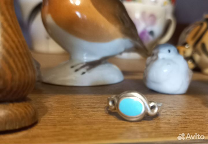 Серебряное кольцо с бирюзой