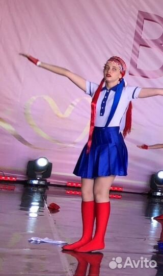 Костюм для выступления, русский, фантазийный, рок