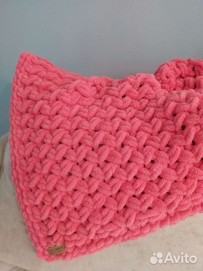 Плед детский вязанный ручная работа