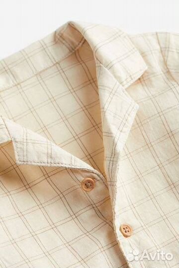 Детская рубашка H&M 74 80 86