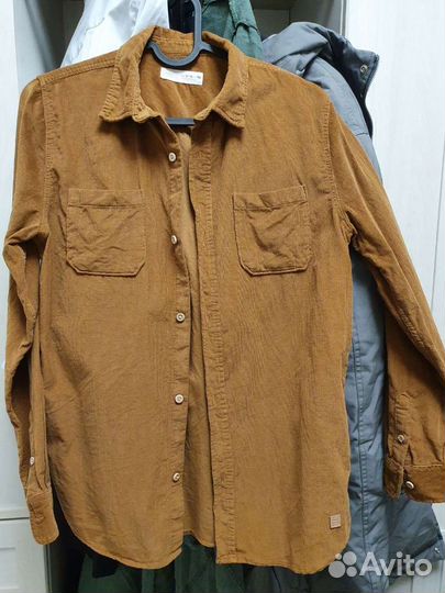 Рубашка Zara вельветовая на мальчика 152