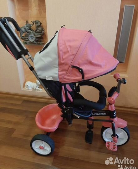 Велосипед коляска с ручкой