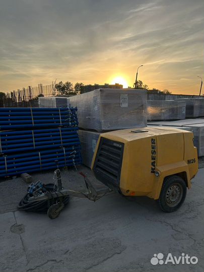 Услуги/аренда передвижного дизельного компрессора