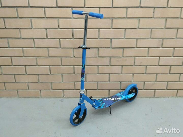 Самокат складной с черепом, колёса 20см