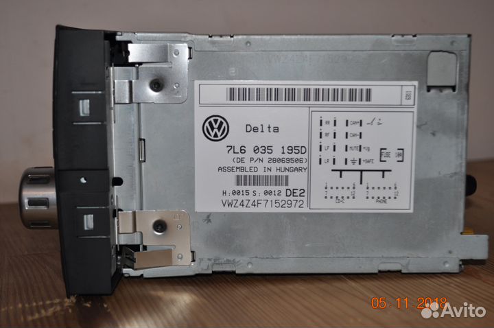 Штатная магнитола Volkswagen