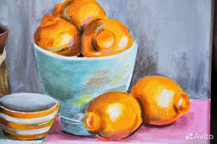 Картина акрилом на холсте