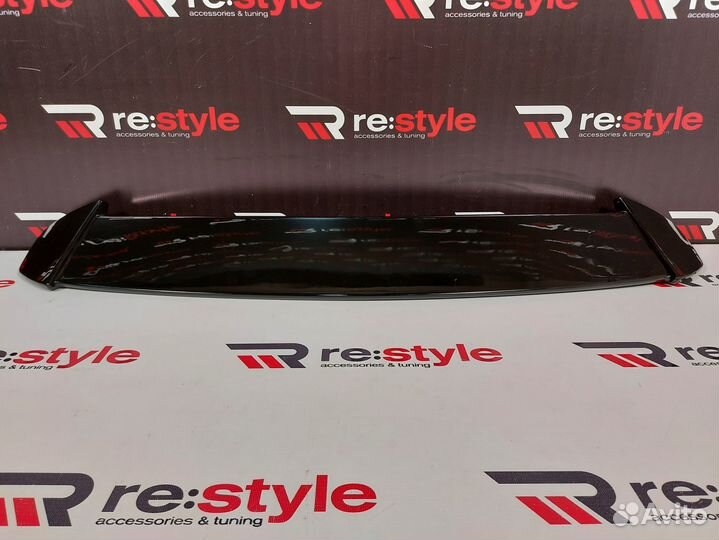 Спойлер Honda Fit 2014-2020 Узкий Черный