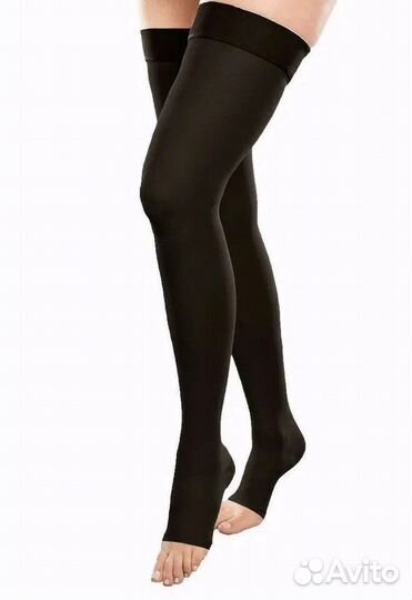 EU 216 Чулки компрессионные, откр. носок, унисекс