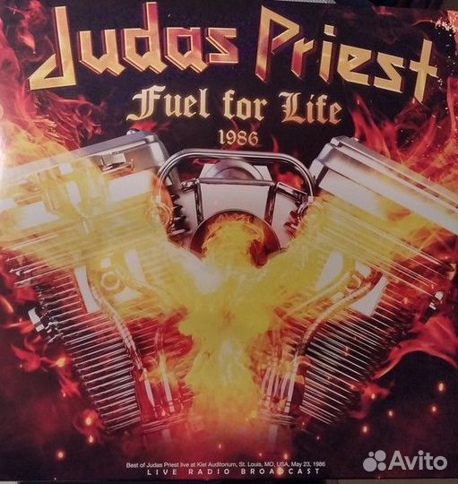 Виниловая пластинка judas priest - fuel FOR life 1