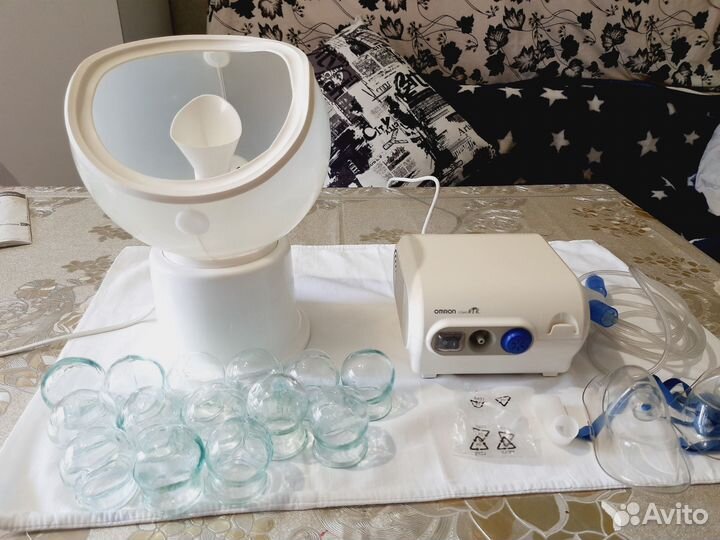 Ингалятор, банки, грелка