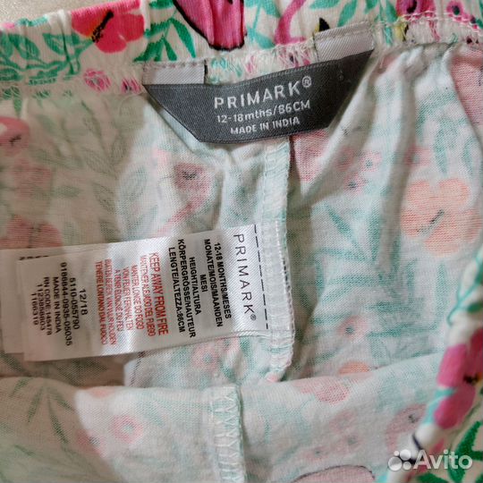 Шорты для девочки 80 86 Primark