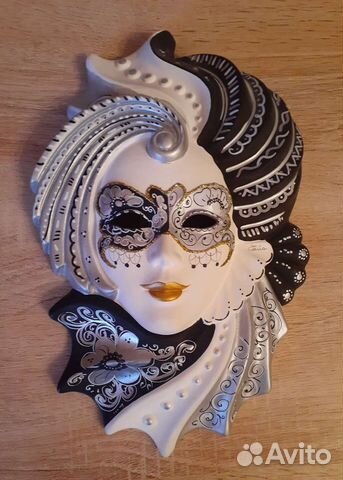 Венецианская настенная маска оригинал декор