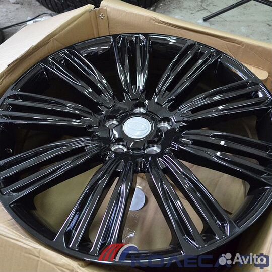 Диски D9011 9.5/22 5x108 ET45 d63.4 black