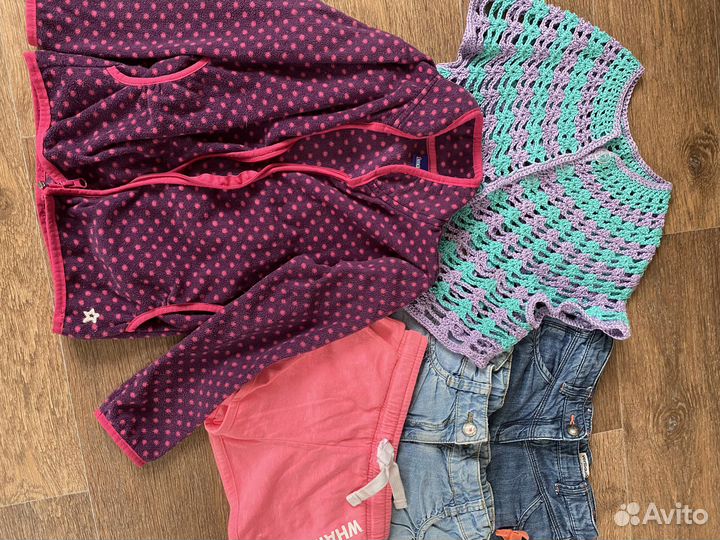 Вещи пакетом на девочку 122