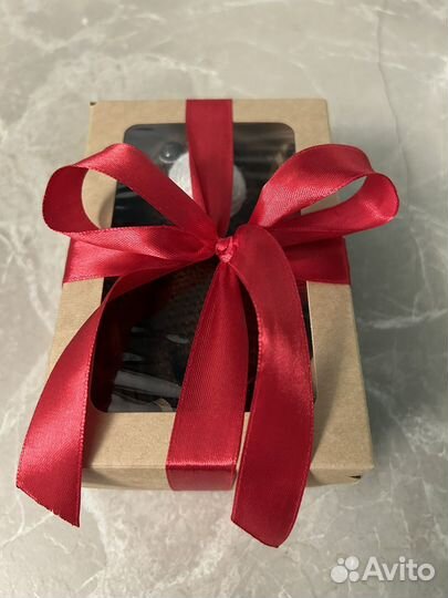 Вязаный мишка плюшевый