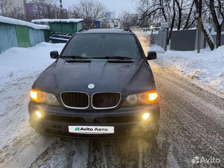 BMW X5 4.4 AT, 2004, 200 000 км