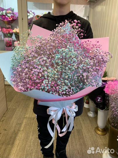 Букеты из гипсофилы