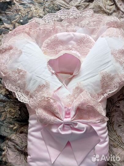 Конверт на выписку для девочки зима