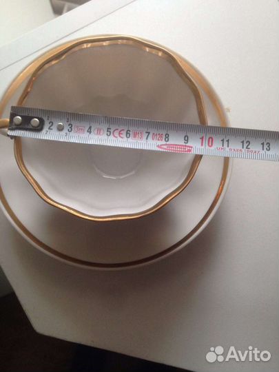 Чайные чашки с блюдцами лфз