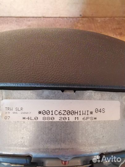 Подушка безопасности в руль