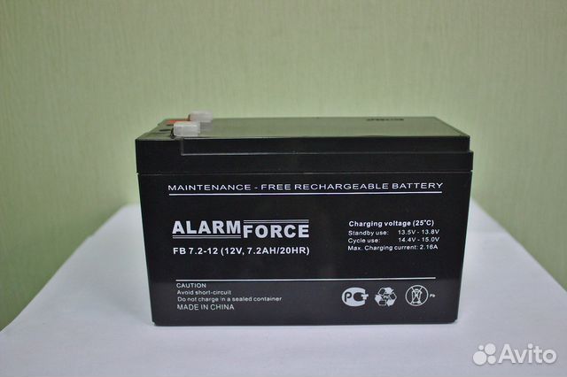 Fb 12 12 аккумулятор. Аккумулятор Alarm Force fb 7-12 12v 7ah/20hr. Аккумулятор для скутера 12v 7.2Ah Alarm Force. Аккумулятор для пожарной сигнализации 12 вольт 7 ампер. АКБ 2.2 А/Ч 12в.