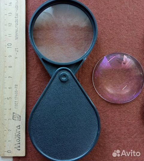 Линзы,увеличительные стекла СССР одним лотом
