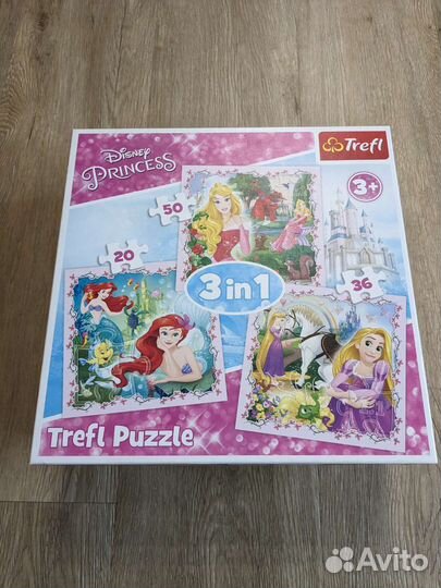 Пазлы для девочек 3 - 5 лет в отличном состоянии