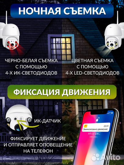 Умная WI-Fi камера видеонаблюдения опт