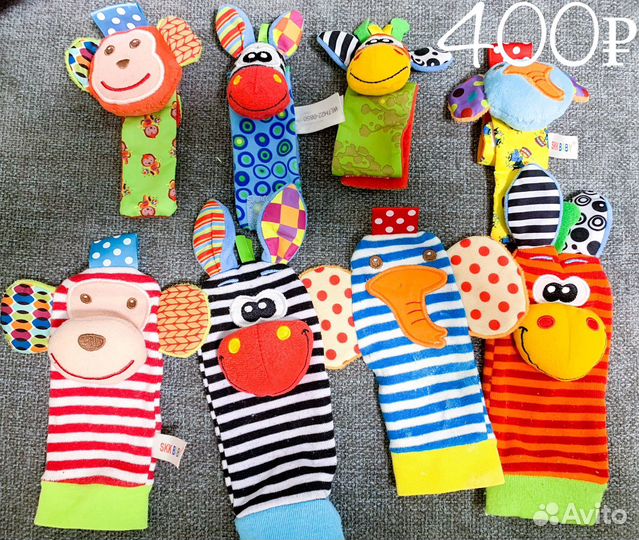 Музыкальные, мягкие игрушки, погоемушки пакетом