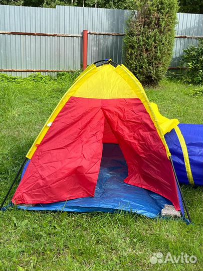 Детская игровая палатка с тоннелем