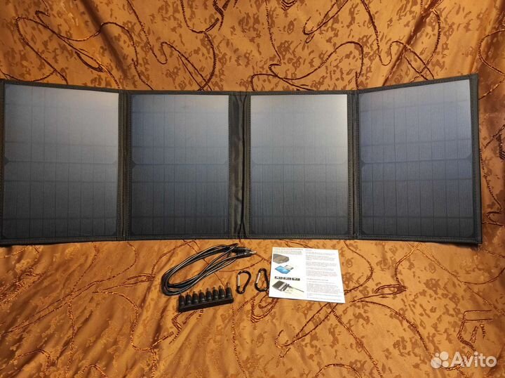 Солнечная складная батарея 40вт для ноутов всех тф