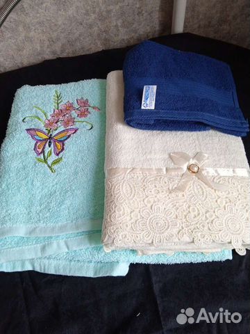 Махровые полотенца новые