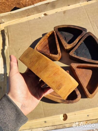 Подсвечник из карагача / менажница