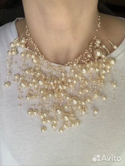 Ожерелье колье бижутерия